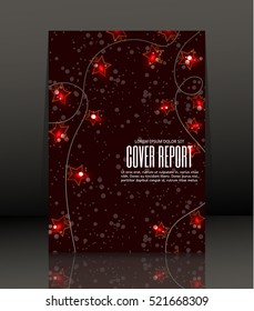 Template design for cover. Banner in A4 size. Abstract background. Vector, illustration.