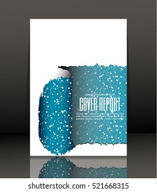 Template design for cover. Banner in A4 size. Abstract background. Vector, illustration.