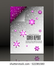 Template design for cover. Banner in A4 size. Abstract background. Vector, illustration.