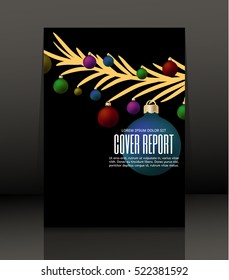 Template design for cover. Banner in A4 size. Abstract background. Vector, illustration.