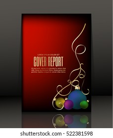 Template design for cover. Banner in A4 size. Abstract background. Vector, illustration.
