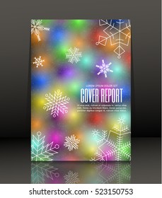 Template design for cover. Banner in A4 size. Abstract background. Vector, illustration.