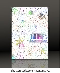 Template design for cover. Banner in A4 size. Abstract background. Vector, illustration.