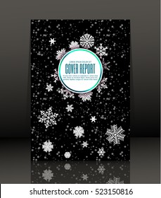 Template design for cover. Banner in A4 size. Abstract background. Vector, illustration.