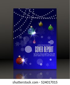 Template design for cover. Banner in A4 size. Abstract background. Vector, illustration.