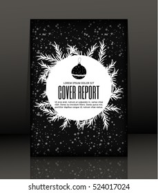 Template design for cover. Banner in A4 size. Abstract background. Vector, illustration.