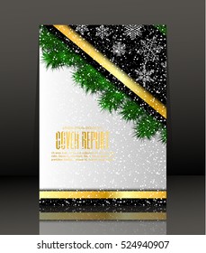 Template design for cover. Banner in A4 size. Abstract background. Vector, illustration.