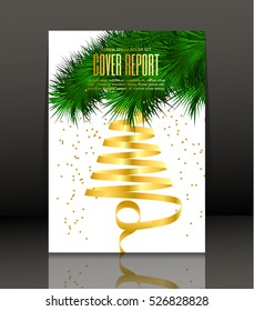 Template design for cover. Banner in A4 size. Abstract background. Vector, illustration.