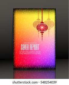 Template design for cover. Banner in A4 size. Abstract background. Vector, illustration.