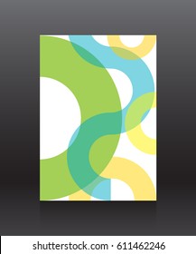 Template design for cover. Banner in A4 size. Abstract background. Vector, illustration.