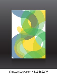 Template design for cover. Banner in A4 size. Abstract background. Vector, illustration.