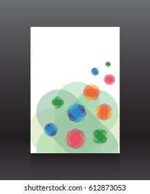 Template design for cover. Banner in A4 size. Abstract background. Vector illustration.
