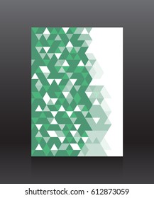 Template design for cover. Banner in A4 size. Abstract background. Vector illustration.