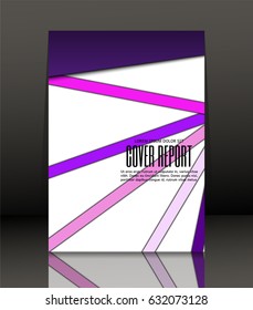 Template design for cover. Banner in A4 size. Abstract background. Vector, illustration.
