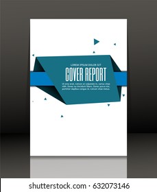 Template design for cover. Banner in A4 size. Abstract background. Vector, illustration.