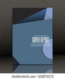 Template design for cover. Banner in A4 size. Abstract background. Vector, illustration.