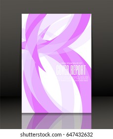 Template design for cover. Banner in A4 size. Abstract background. Vector, illustration.