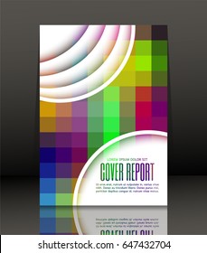 Template design for cover. Banner in A4 size. Abstract background. Vector, illustration.