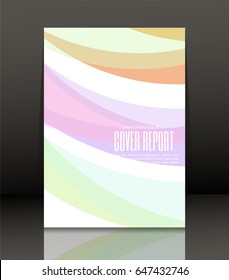 Template design for cover. Banner in A4 size. Abstract background. Vector, illustration.