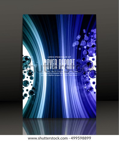 Template design for cover. Banner in A4 size. Abstract background. Vector, illustration.