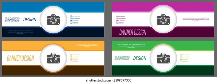 Una plantilla para el diseño de una portada, pancarta o afiche con un lugar para una foto o imagen. Diseño creativo
