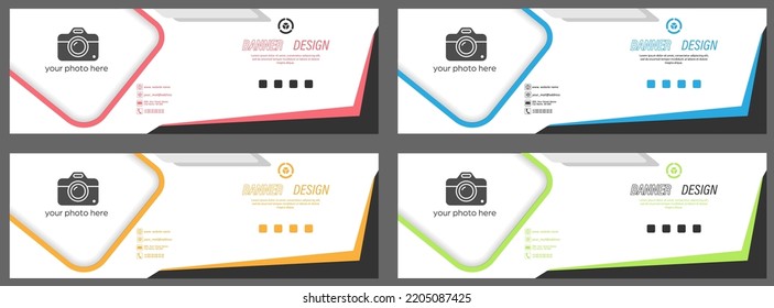 Una plantilla para el diseño de una portada, pancarta o afiche con un lugar para una foto o imagen. Diseño creativo