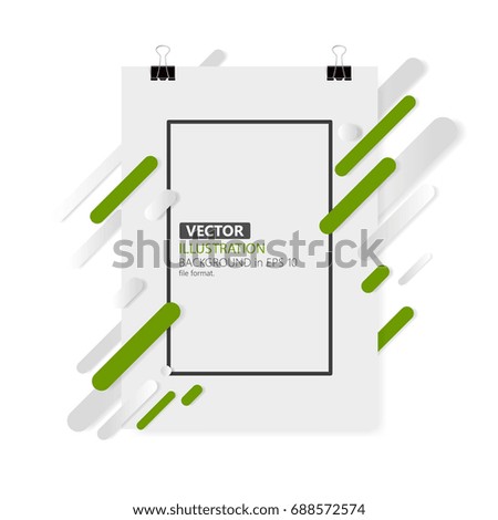 Template design for Cover/Banner. Abstract background. Vector, illustration.