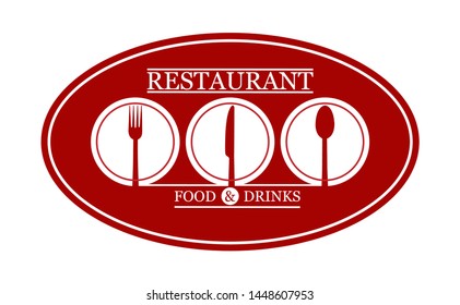 Vorlage für Gestaltung und Dekoration von Speisekarte, Catering oder Gastro-Service, flaches Design