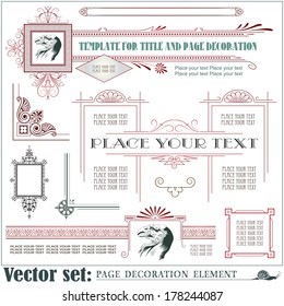 Template for the design of diploma, advertisements, envelope, invitations or greeting cards 