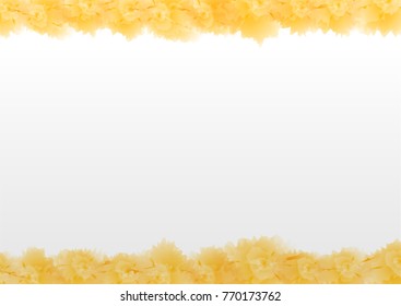 Template Design Flower Frame Background Art Vector
