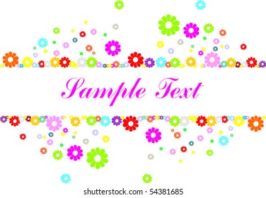 Template design for greeting card