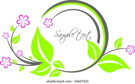 Template design for greeting card