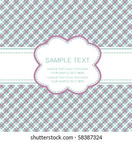 Template design for greeting card