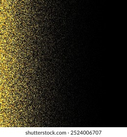 Vorlage für die Gestaltung der Grußkarten, Glückwünsche, Einladungen. Schwarzer Hintergrund mit goldenem Glanz.