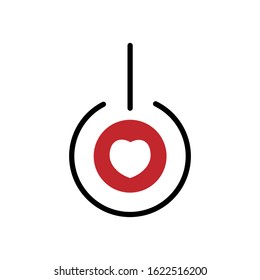 the template design icon turns on and off