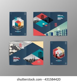 Template Design Layout , Brochure , Flyer ,cover Book, Geometric , Abstract Modern Backgrounds, Vector,