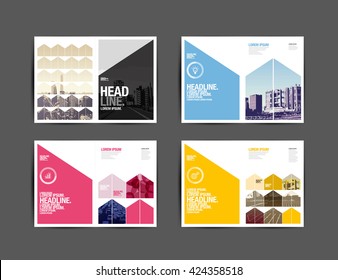 Template design, Layout ,Brochure ,Geometric ,vector, Abstract Modern Backgrounds