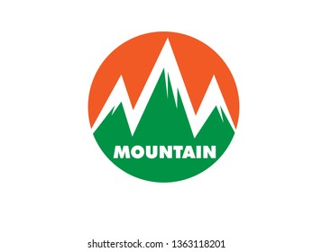 Template Design for Logos and Icons About Adventure, Travel, Mountain, Hiking and for Other Projectors