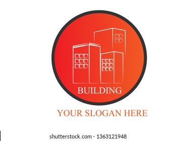 Template Design for Logos and Icons About Buildings, Houses, Real Estate, Property, Contractors, and other Related Projects