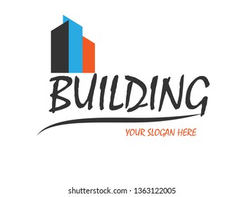 Template Design for Logos and Icons About Buildings, Houses, Real Estate, Property, Contractors, and other Related Projects