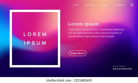 template design for new product display with color gradient blur background. for displaying website banners, landing pages, displaying product advertisements, and presentations