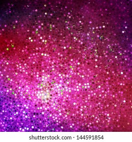 Template design on purple glittering background. EPS 10 vector file included