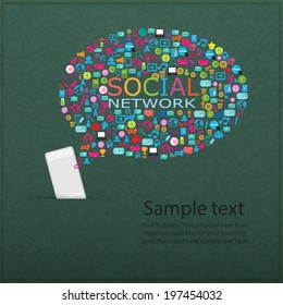 Template design Phone idea