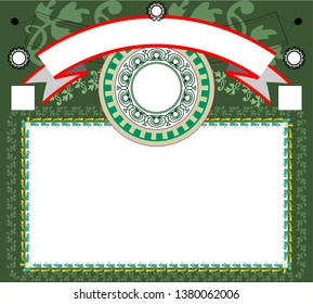 Template to design and print the label for your brand. Suitable for alcoholic and non alcoholic beverages and toiletries. EPS vector format included.