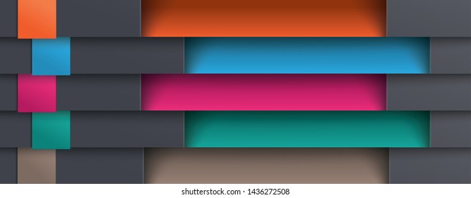 Template design for the registry. Eps 10 vector file.