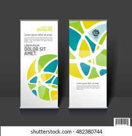 Template design for roll-up and others. vector file