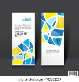 Template design for roll-up and others. vector file