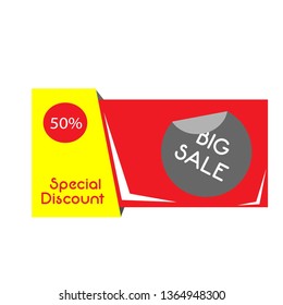 Template Design For Shop or Web Discounts and Promos
