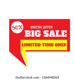 Template Design For Shop or Web Discounts and Promos