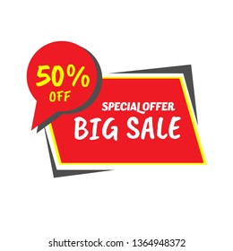 Template Design For Shop or Web Discounts and Promos